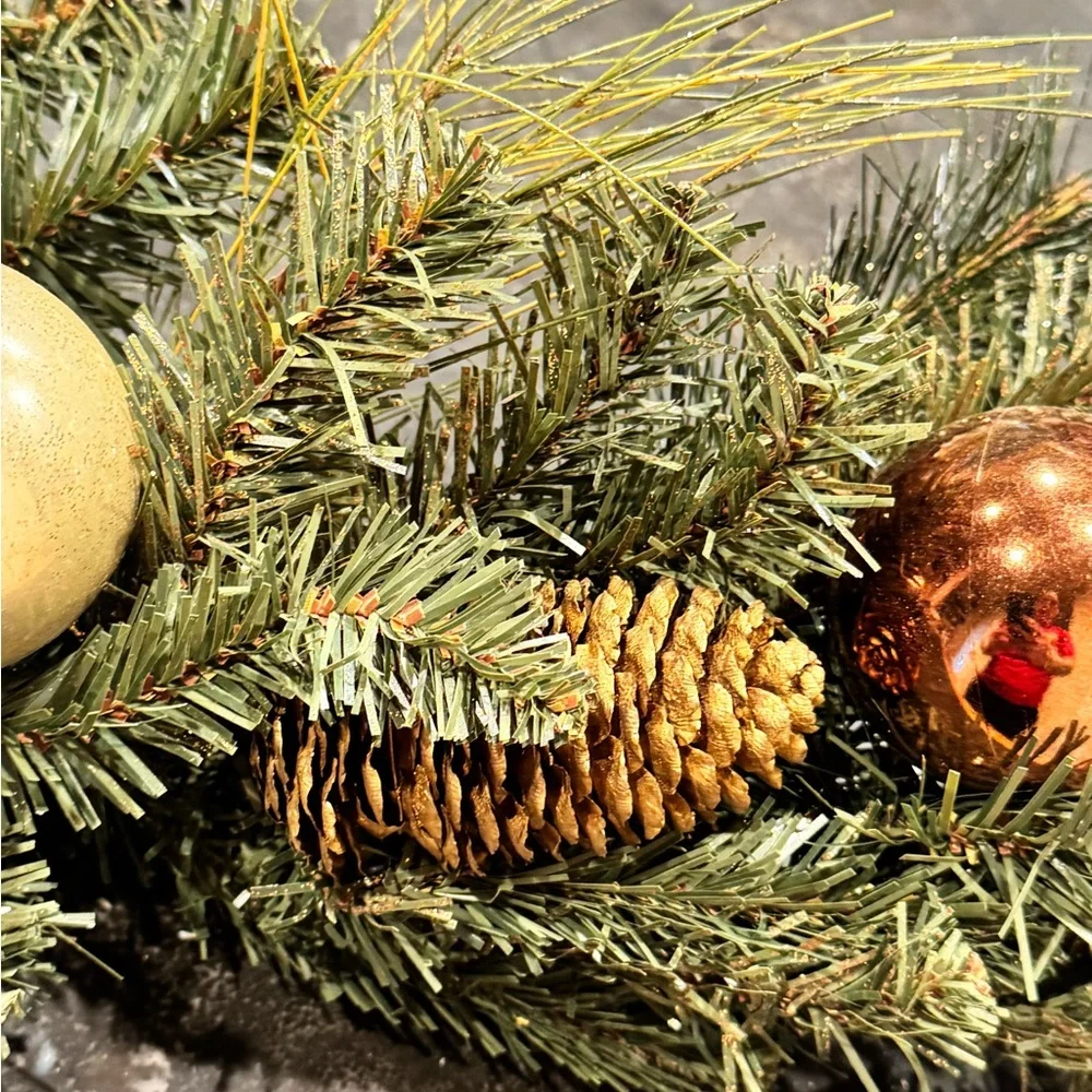 Festive Unlit Predecorated Holiday Garland